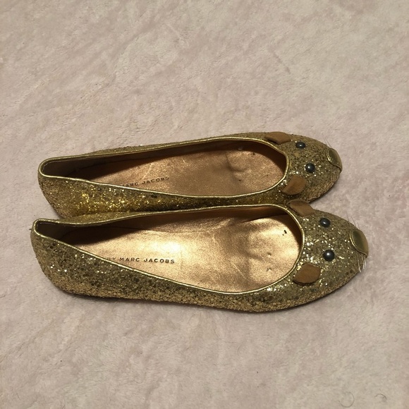 Marc Jacobs Glitter Mouse Flats - Picture 5 of 8